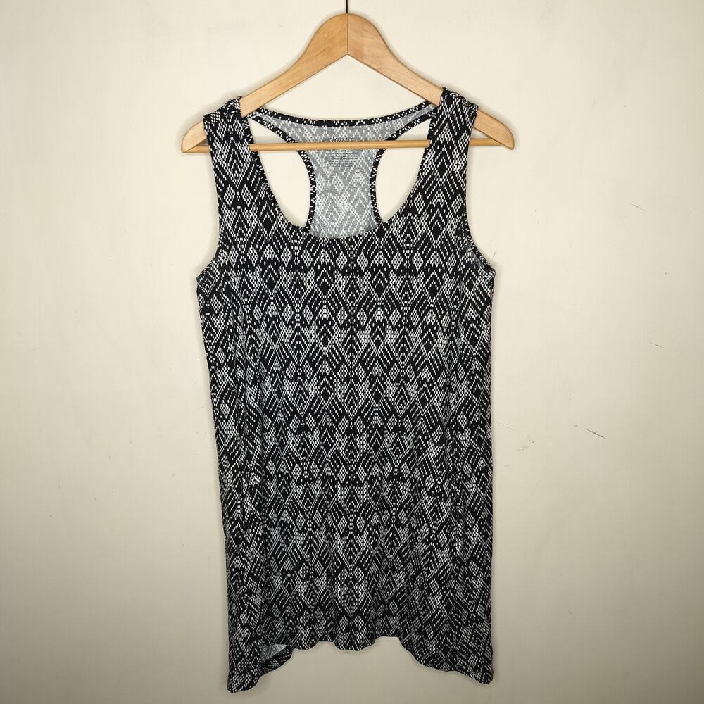 Soma Sleeveless Tunic Top Asymmetric Hem Stretch